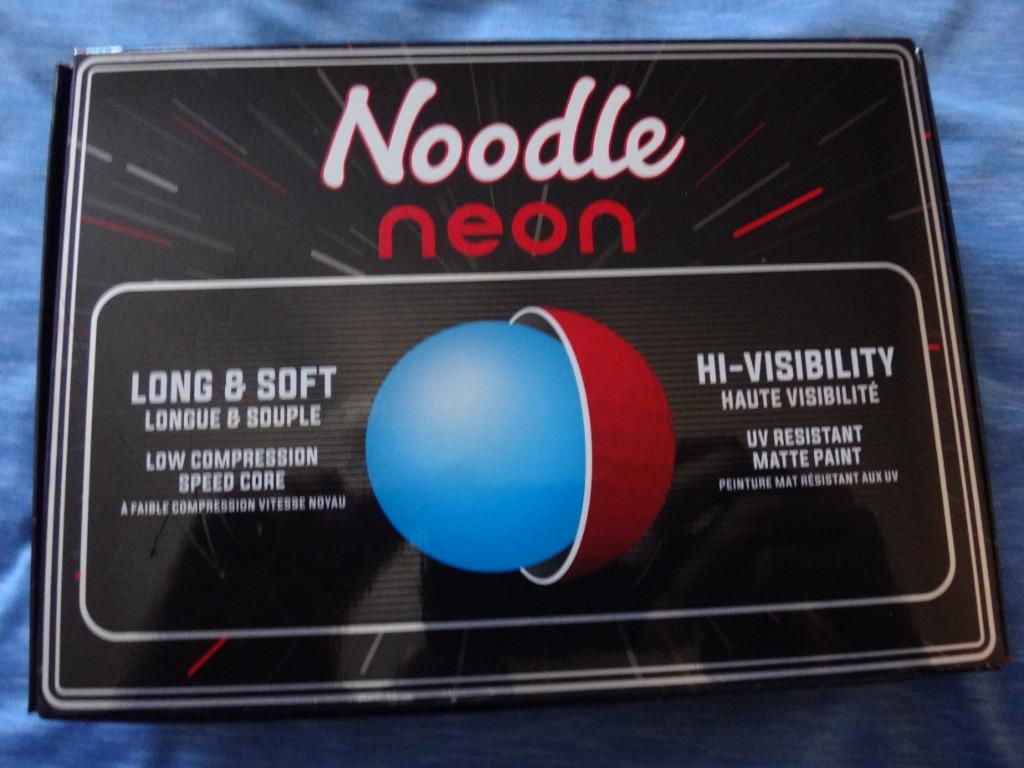 Taylor Made Noodle Golf Balls 12Pack Neon Red NewUSA, Sports Equipment
