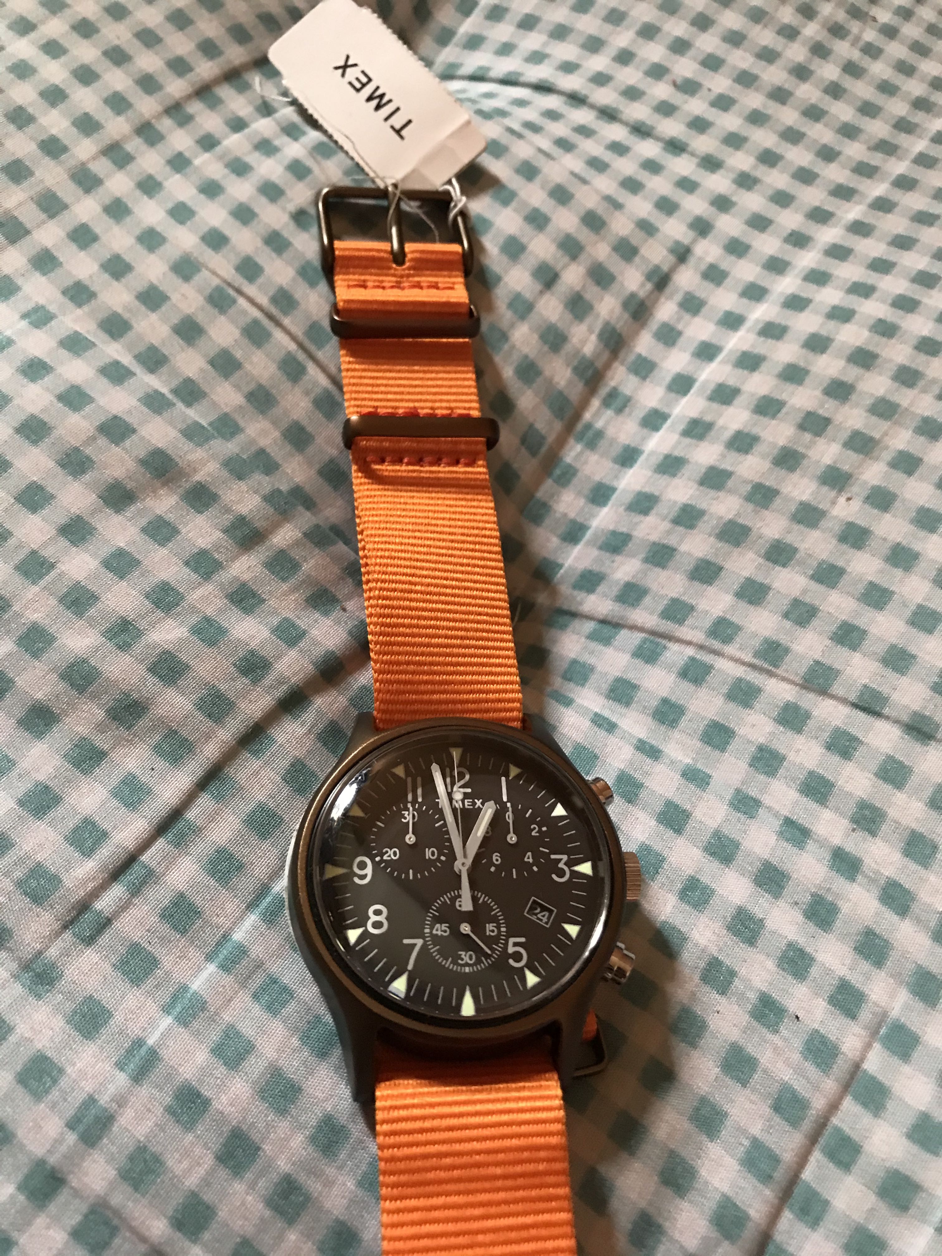 timex mk1 orange