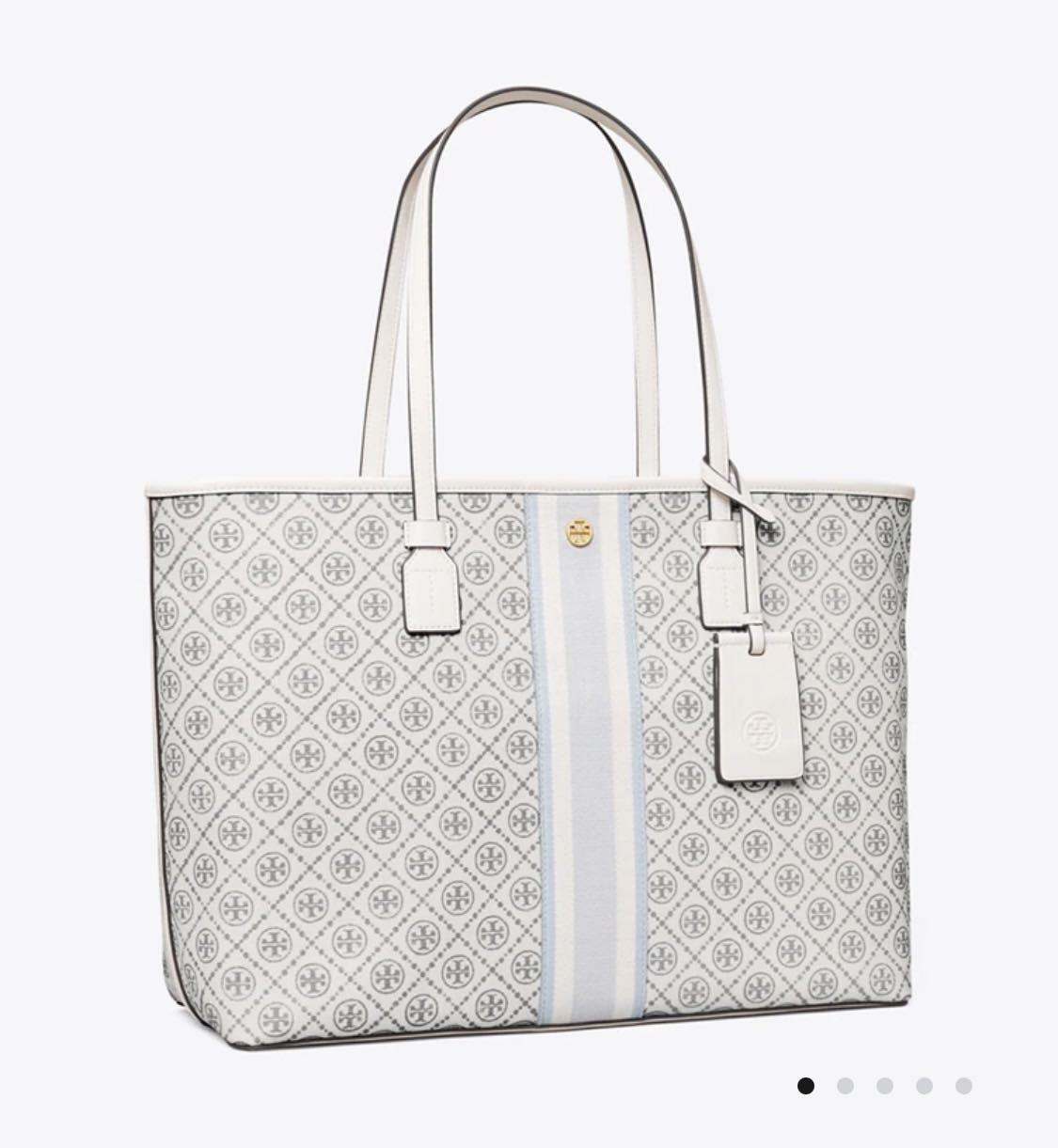 Tory burch tote bag monogram clearance