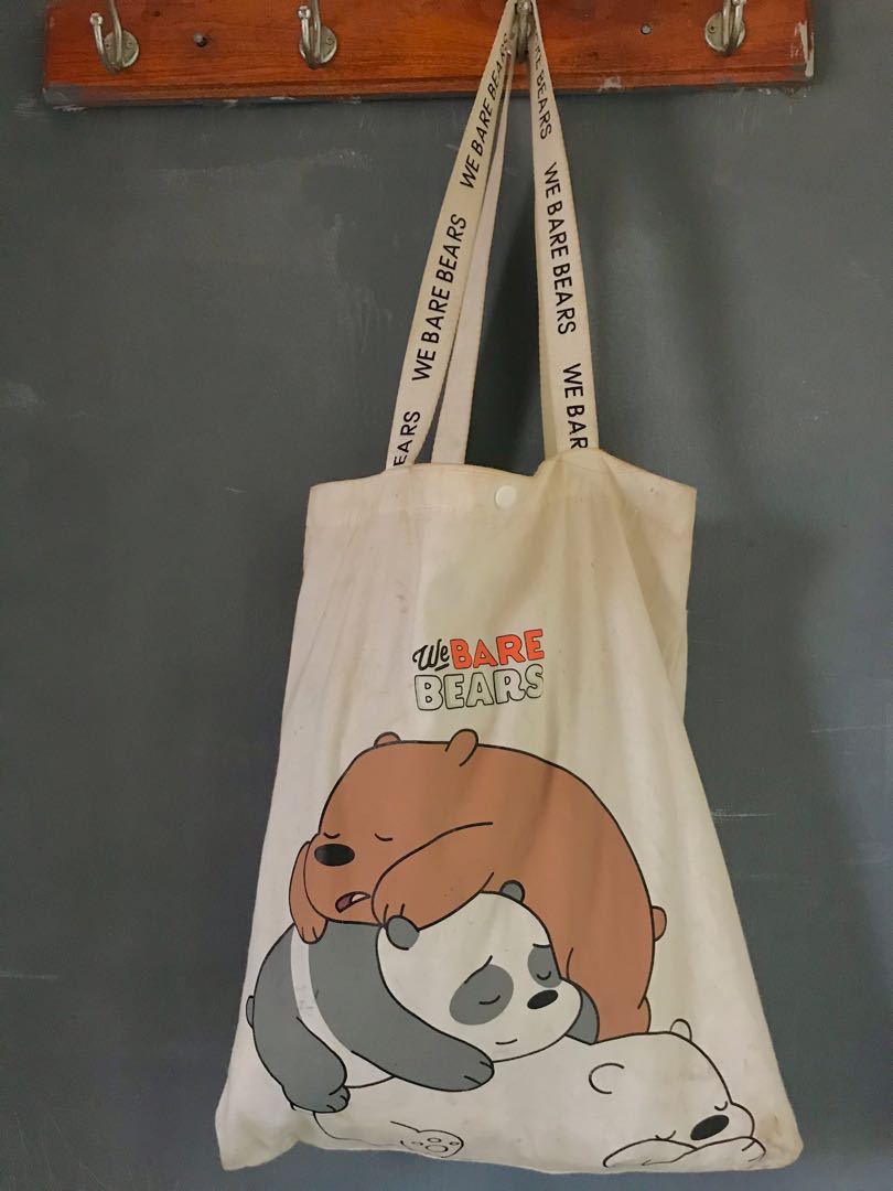 Miniso we bare on sale bears tote bag