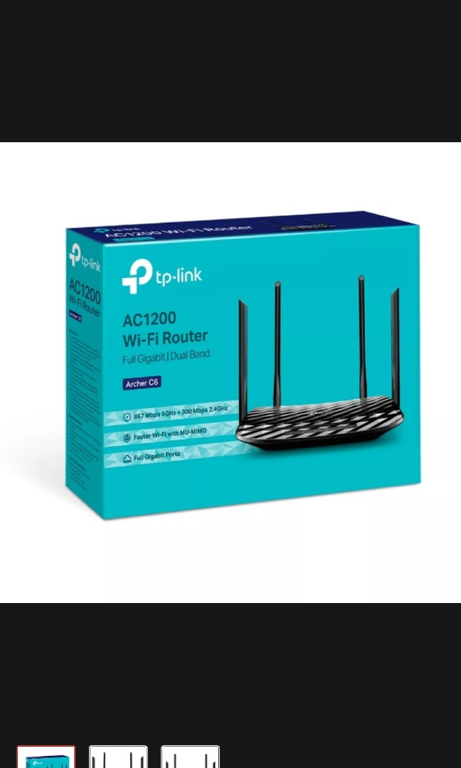 Tp Link Ac 1200 Wireless Wifi Router Everything Else On Carousell