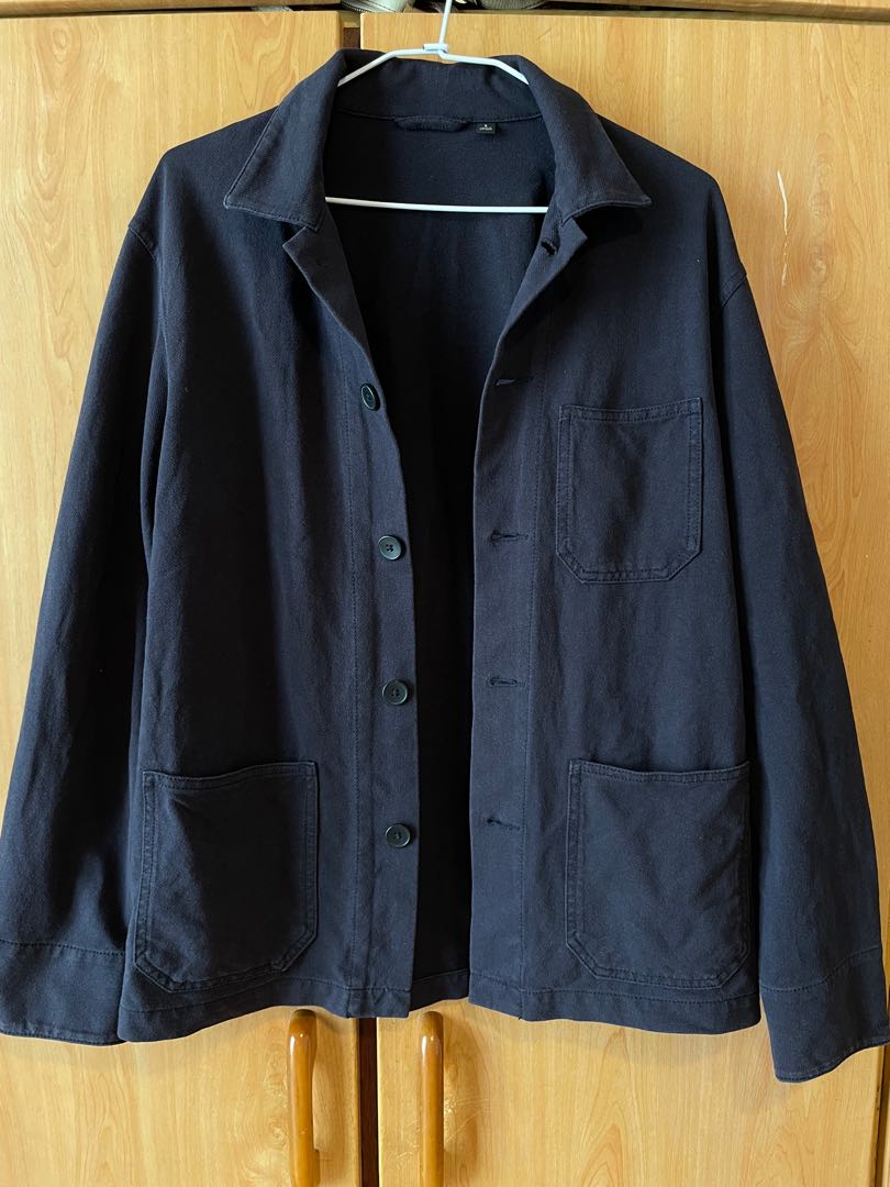 Uniqlo水洗工作外套 她的時尚 外套在旋轉拍賣