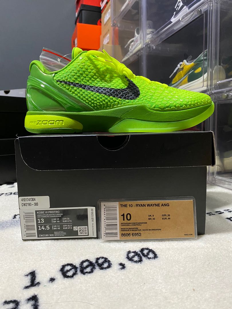 kobe grinch size 13