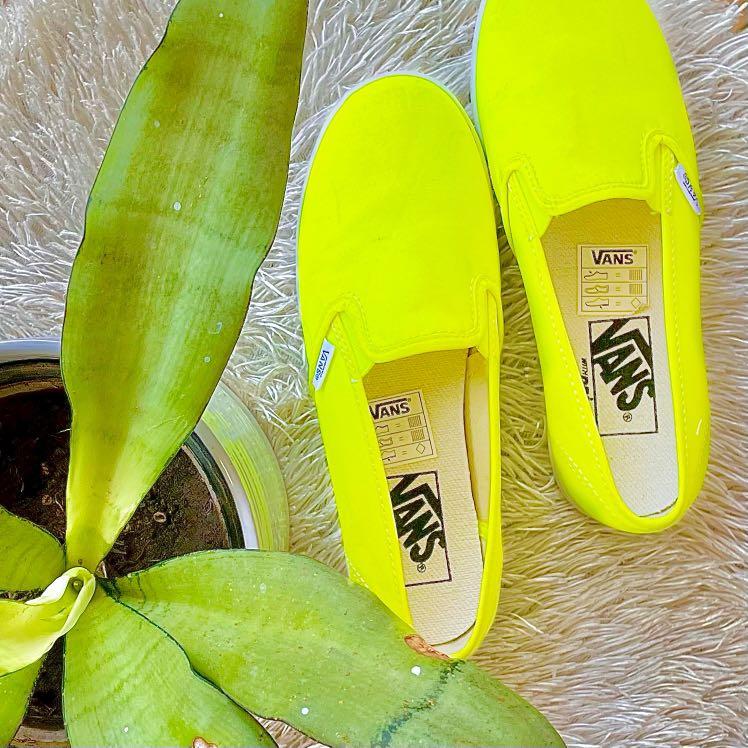 yellow vans lo pro