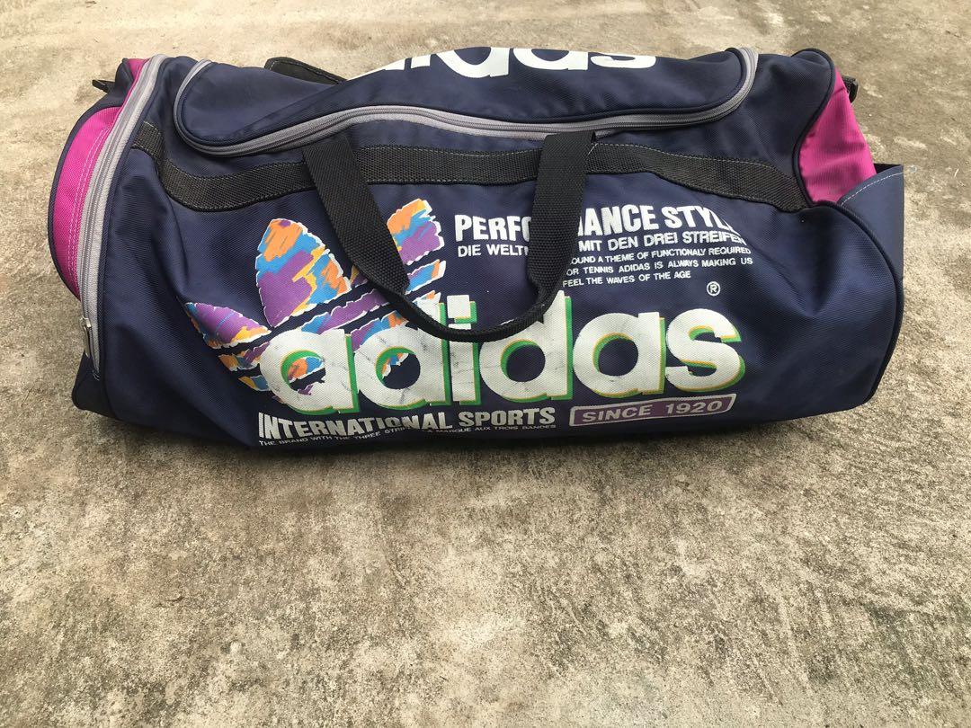 Vintage adidas sports discount bag