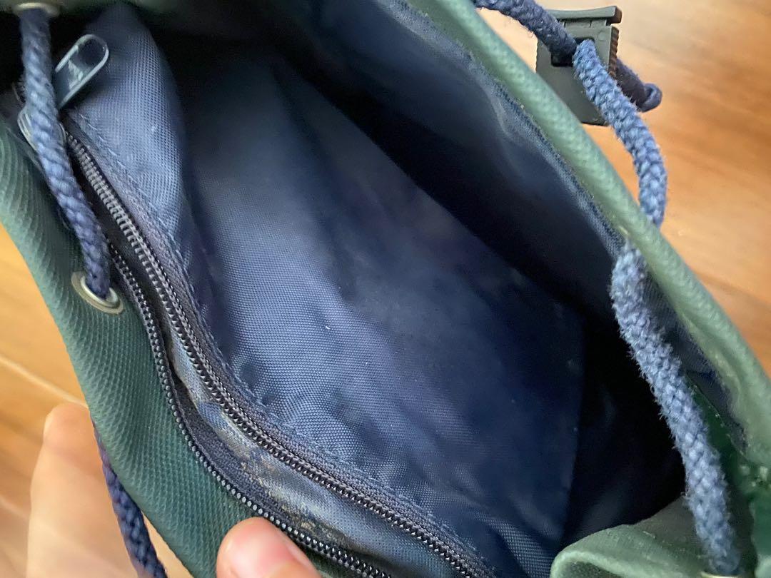 Vintage Lacoste Backpack (Category: Luxury Bags & Wallets) located in Las Pinas. Submitted by t_bel (Listing ID 1091965734, Image 3). Description: No issues just signs of use. Lock still working.