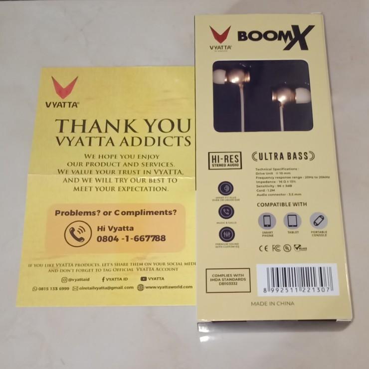 Vyatta boom hotsell earphone