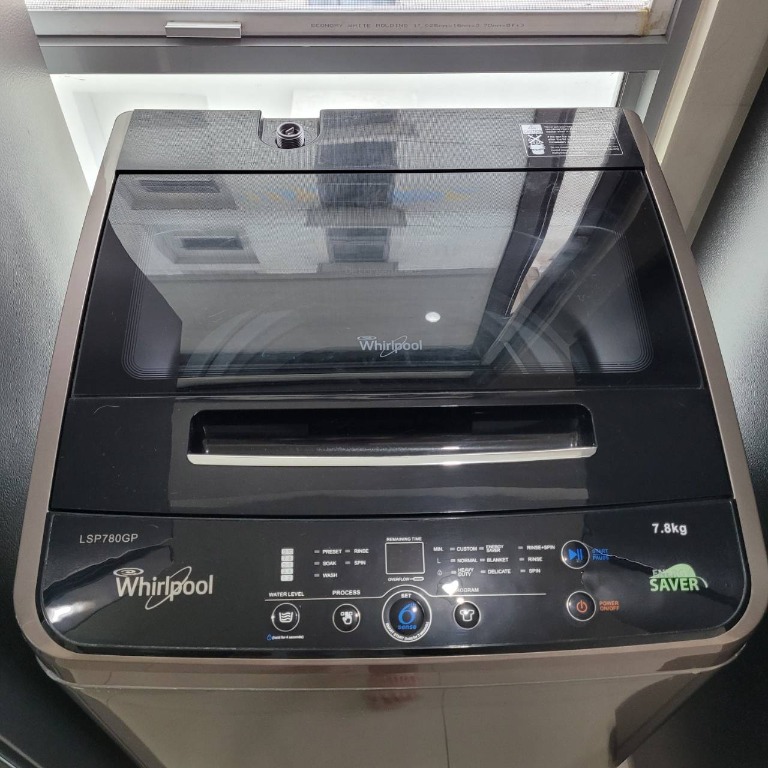 Whirlpool Lsp780gp 7.8kg automatic washing machine, TV & Home