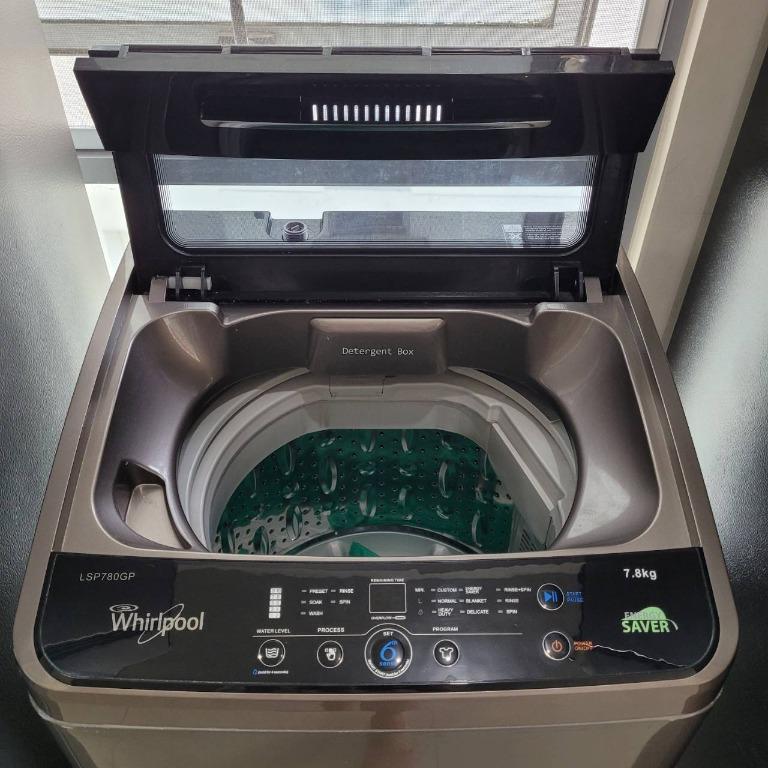 Whirlpool Lsp780gp 7.8kg automatic washing machine, TV & Home