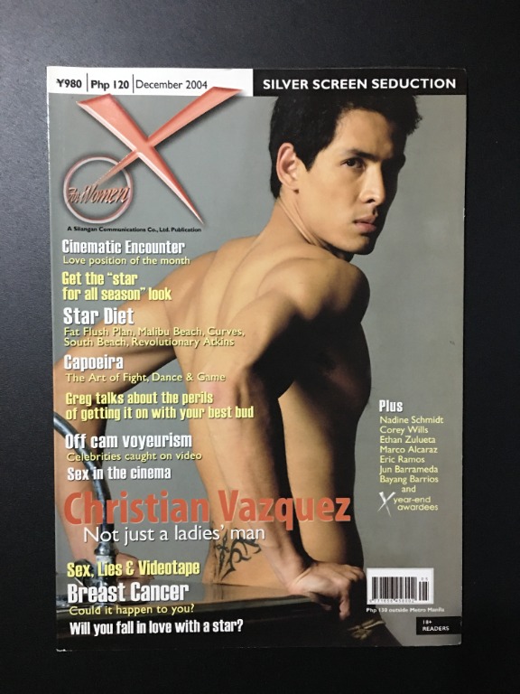 X For Women Magazine December 2004 Christian Vasquez Cover (OOP), Hobbies &  Toys, Books & Magazines, Magazines on Carousell