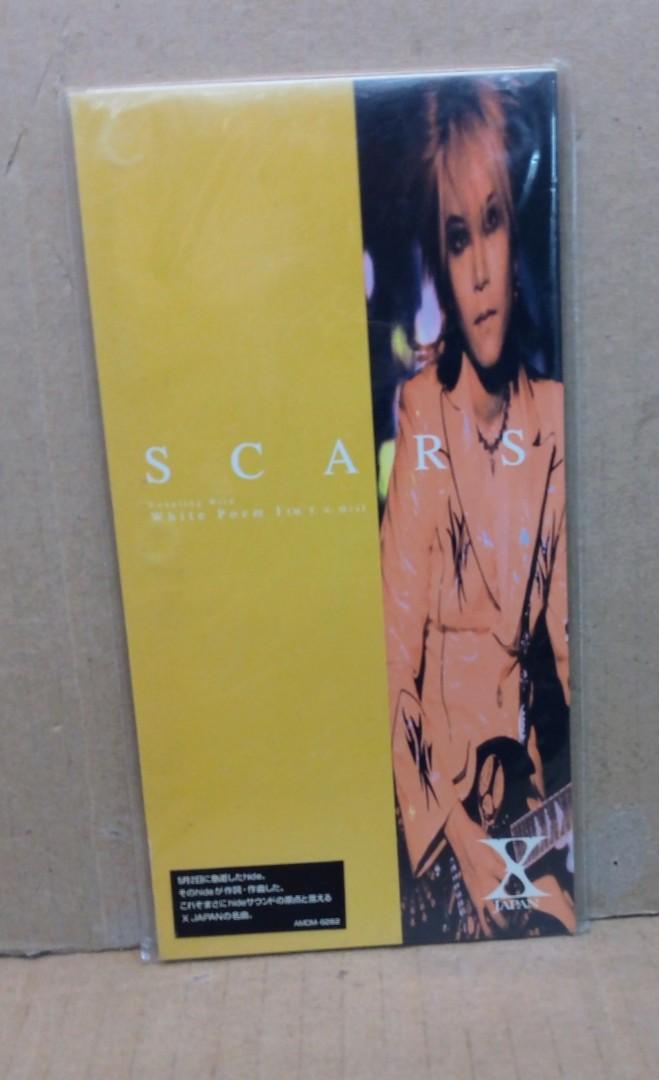 X JAPAN HIDE SCARS EADT WEST JAPAN 1998年初版未開封新品絕版商品