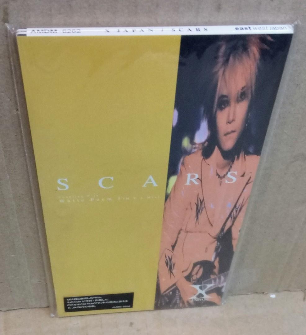 X JAPAN HIDE SCARS EADT WEST JAPAN 1998年初版未開封新品絕版商品