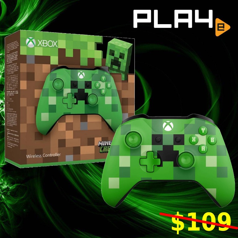 Xbox one hot sale controller minecraft creeper