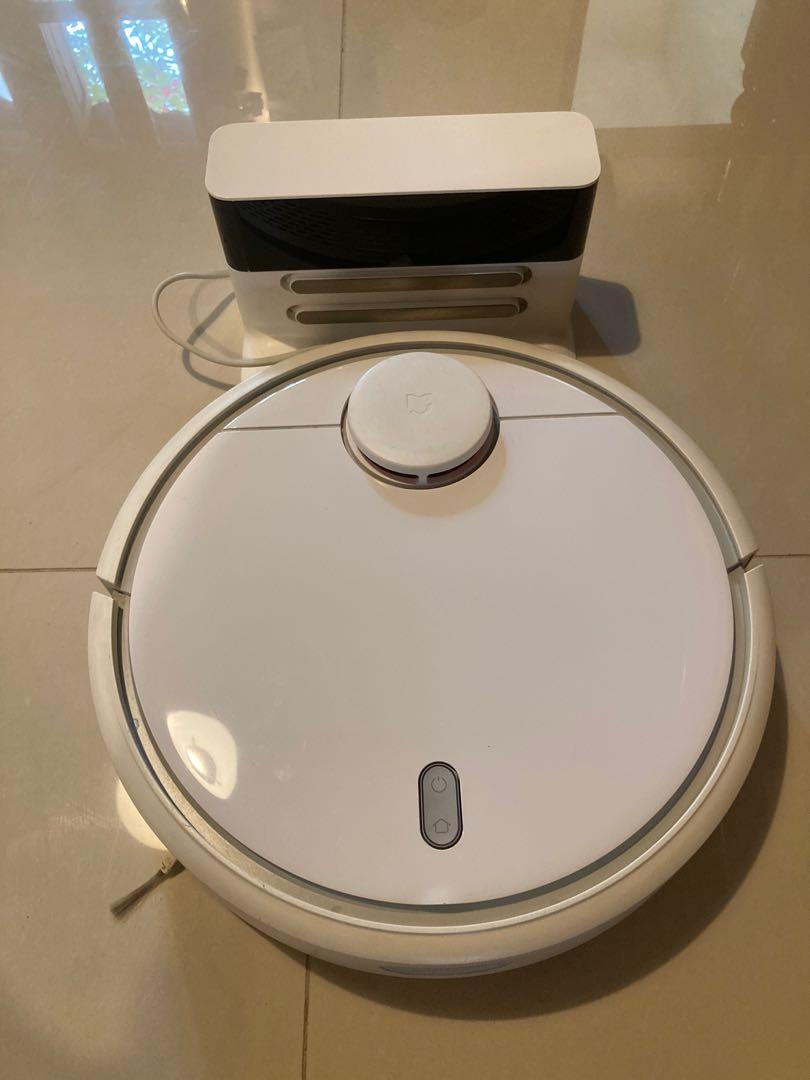  Xiaomi Mi Smart Automated Robot Vacuum Cleaner 1st Generation  - Robotic Self-Charging, 5200mAh, 1800Pa Suction, App Control, Path  Planning Vaccum Sweeper Easy for Hard Floor and Carpet