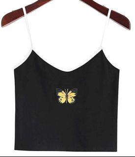 ZAFUL Women's Butterfly Graphic Crop Camisole