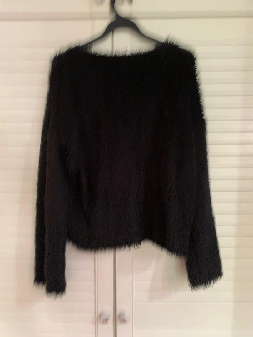 Fuzzy new arrivals sweater zara
