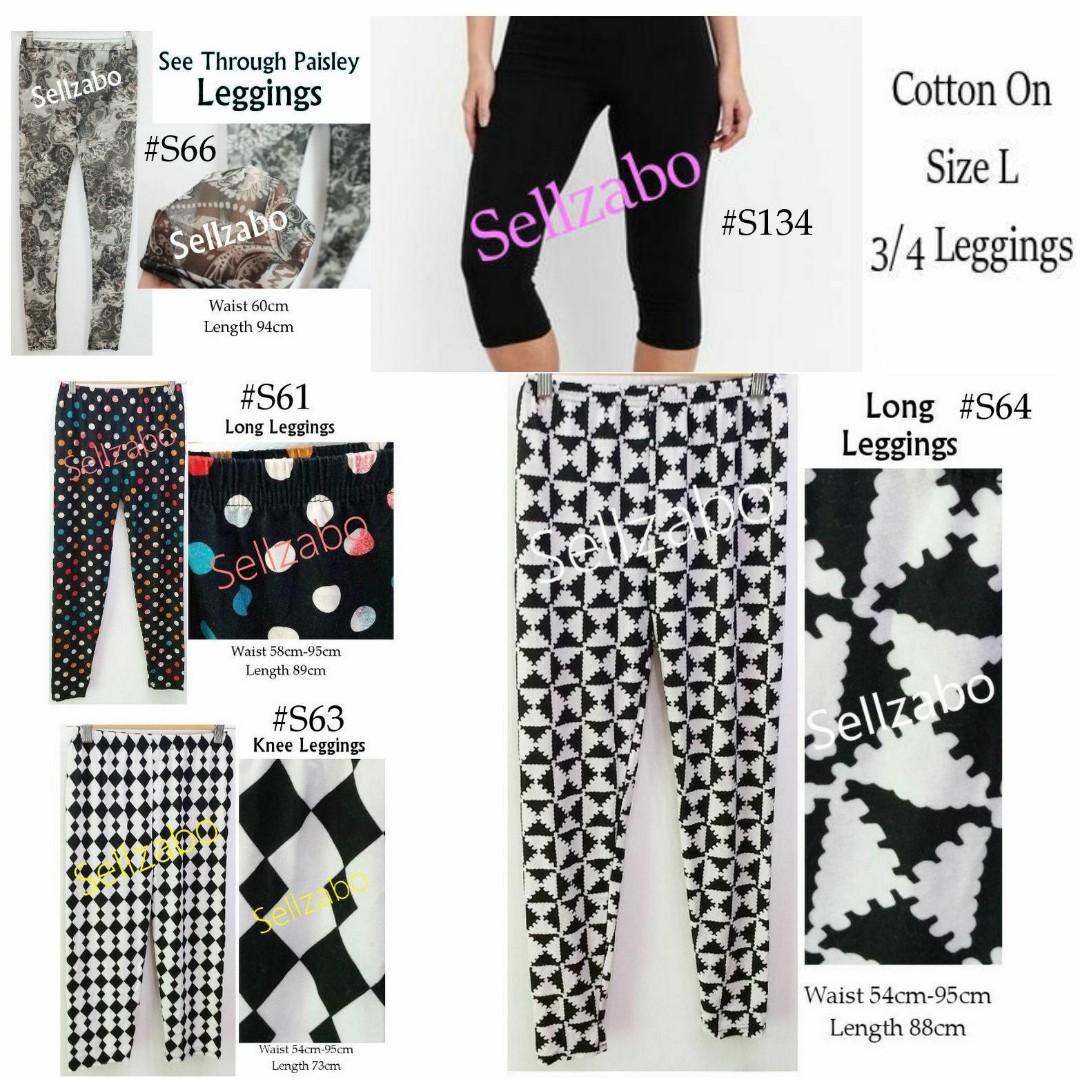 Leggings with designs on the bottom clearance
