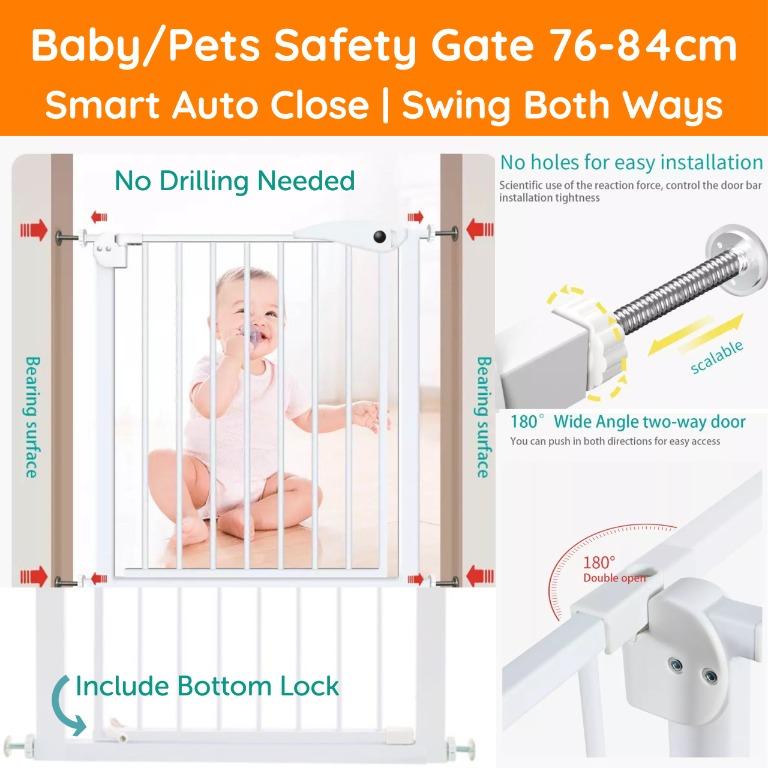 free delivery sg local seller baby pets safety gate limited quantity easy to assemble babies kids baby nursery kids furniture safety gates locks protectors on carousell