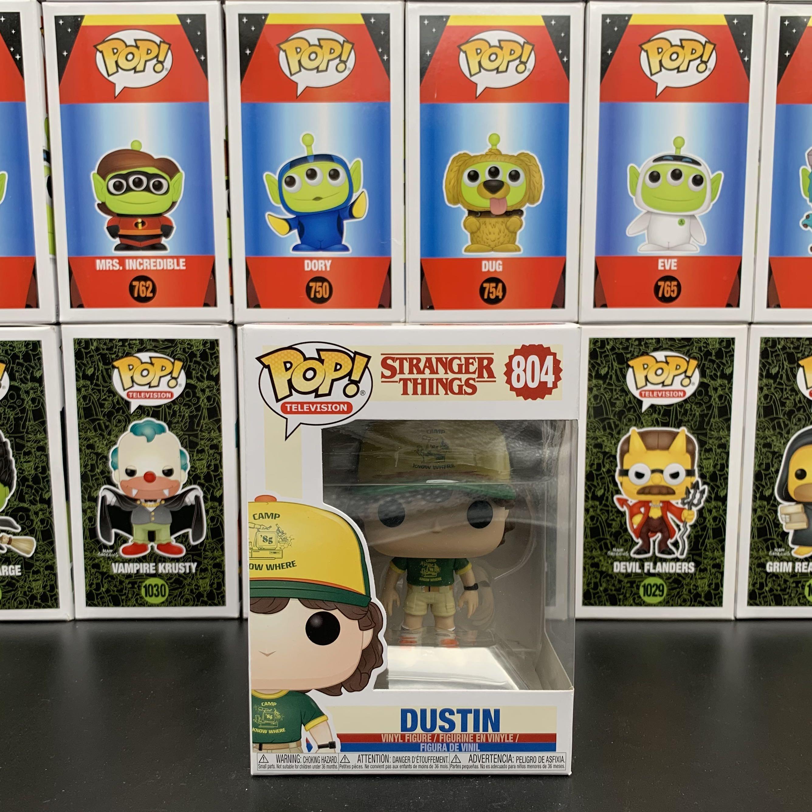 現貨 Funko Pop Stranger Things 怪奇物語 Dustin 804 玩具 遊戲類 玩具 Carousell