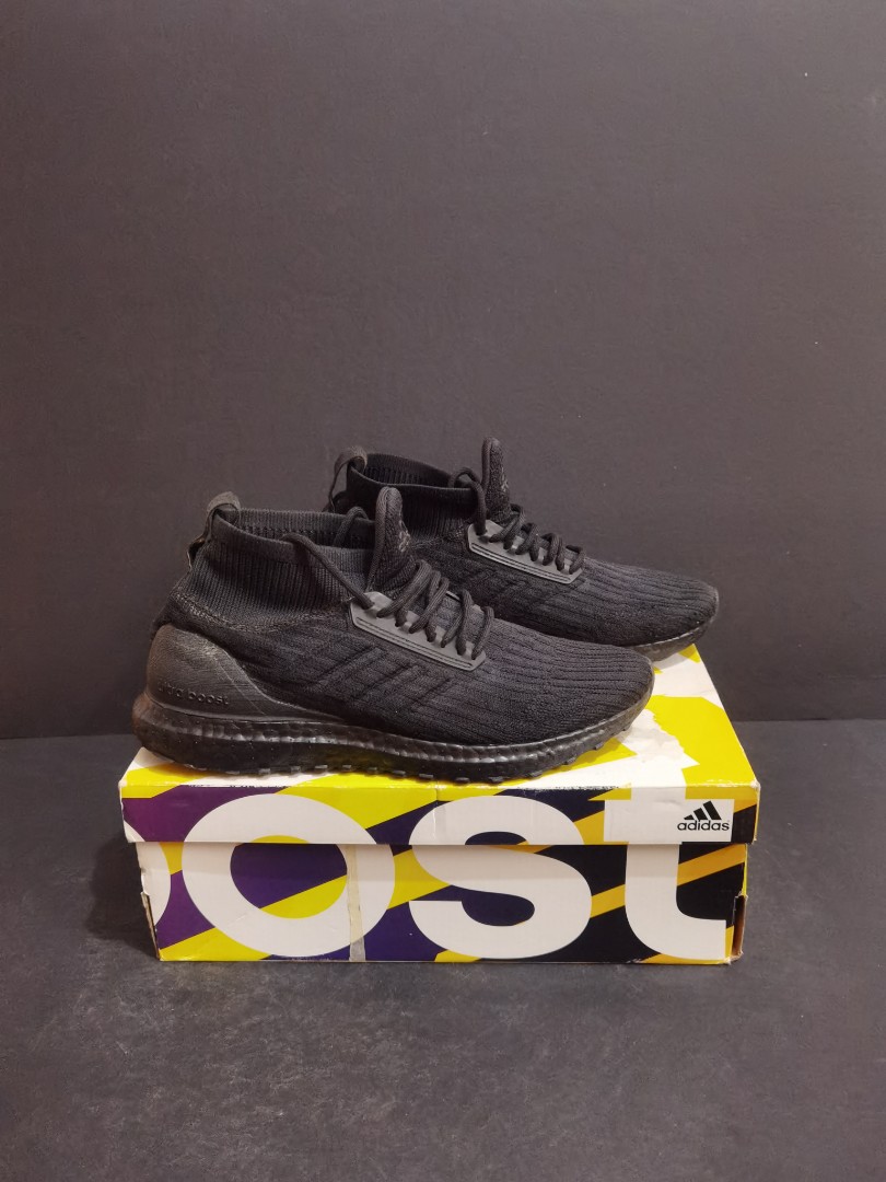 Ultra boost atr triple black hot sale