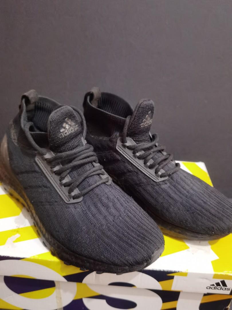 Ultra boost atr sales mid triple black