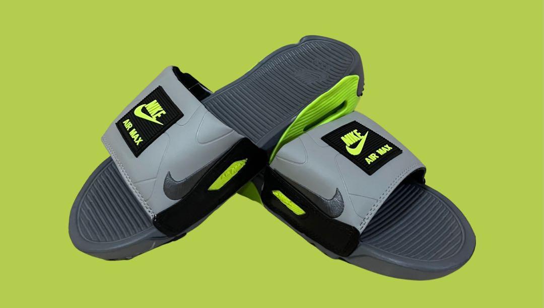 Air max 90 slides, Men's Fashion, Footwear, Flipflops and Slides on  Carousell