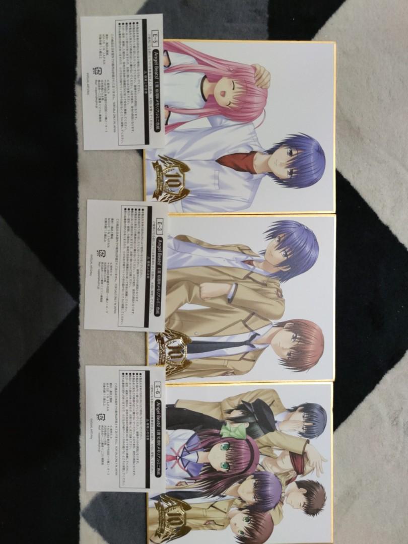Angel Beats 10 Years Anniversary Ichiban Kuji Prize E Shikishi Hobbies Toys Collectibles Memorabilia Fan Merchandise On Carousell