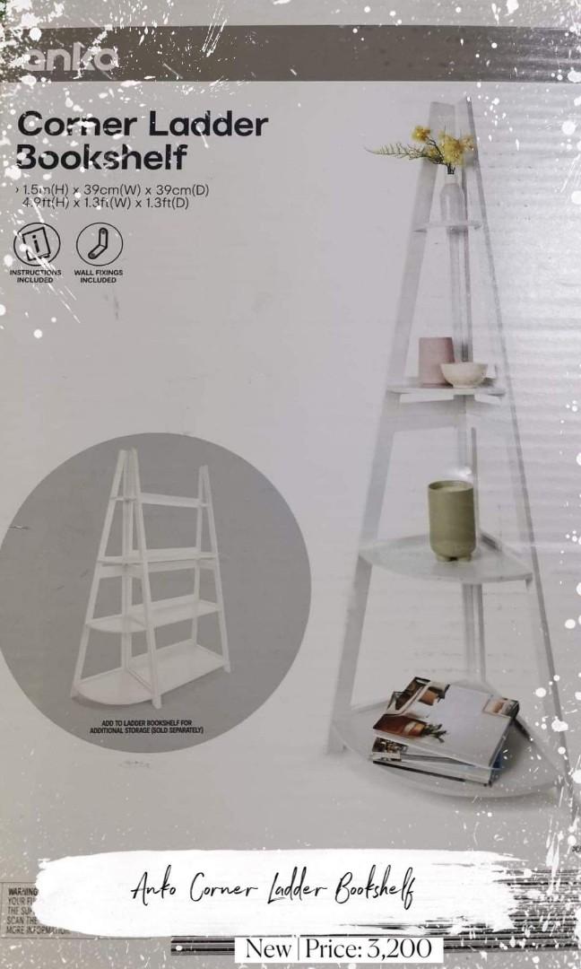 Kmart corner outlet ladder bookshelf