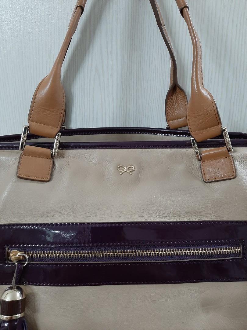 Anna Hindmarch leather bag (Category: Luxury Bags & Wallets) located in Manila. Submitted by poyeesy (Listing ID 1092151957, Image 2). Description: original anna hindmarch leather bag. good condition..