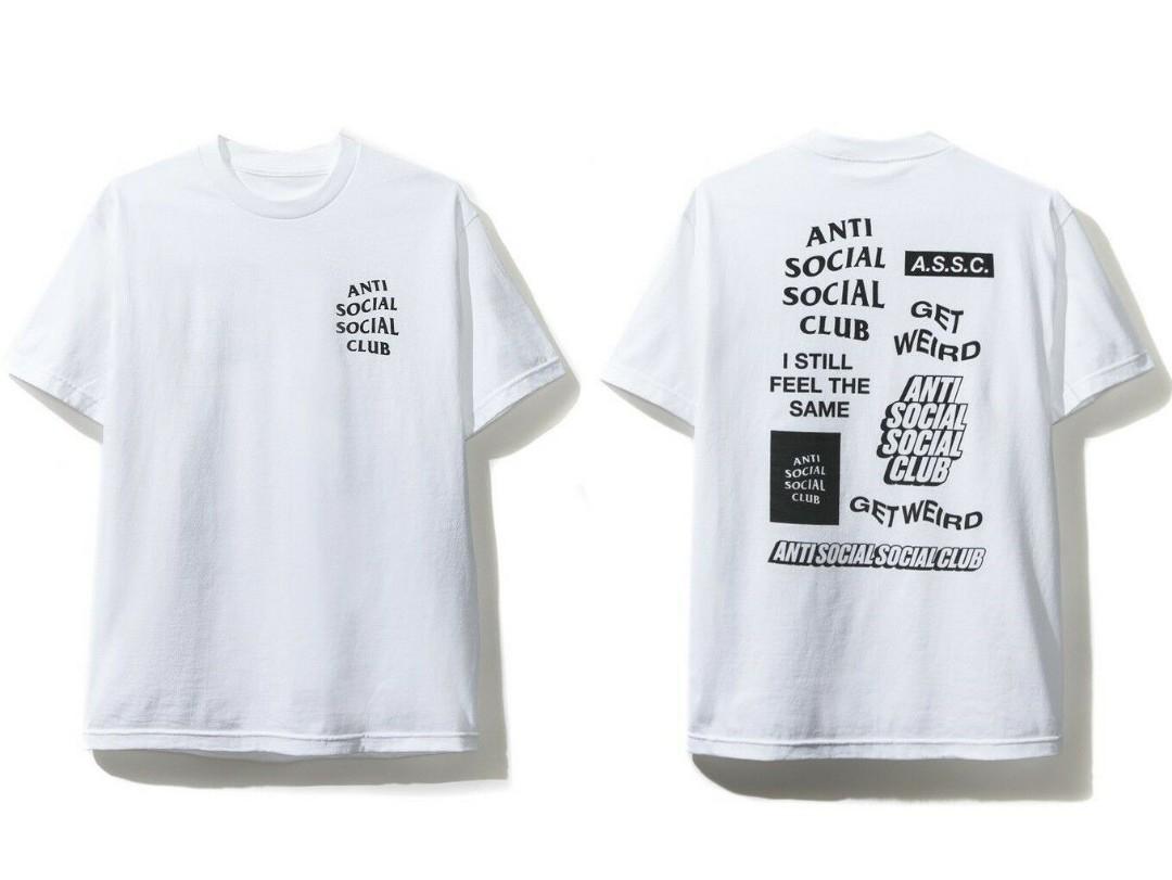 Anti Social Social Club Bukake White Logo Tee (Category: Luxury Apparel) located in Makati City. Submitted by _collectorschoice_ (Listing ID 1092339723, Image 2). Description: Anti Social Social Club Bukake White Logo Tee *Made in USA *Round neck *100% cotton *Excellent condition *Size: Medium *Width: 20.5 inches *Length: 25.5 inches *Unisex *MOP: BPI or Unionbank *Plus shipping fee *Courier: JRS only (home pick up MWF) *No rush shipping *Lalamov