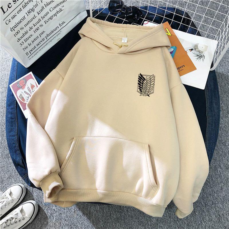 ATTACK ON TITAN HOODIE JACKET LONG SLEEVE SHIRT SWEATER Women s Fashion Coats Jackets and Outerwear on Carousell