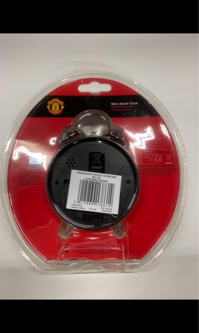 Authentic Manchester United Alarm Clock, Men's Fashion, Watches