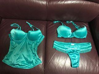 Avant premiere underwear bra girdle set出口貨版