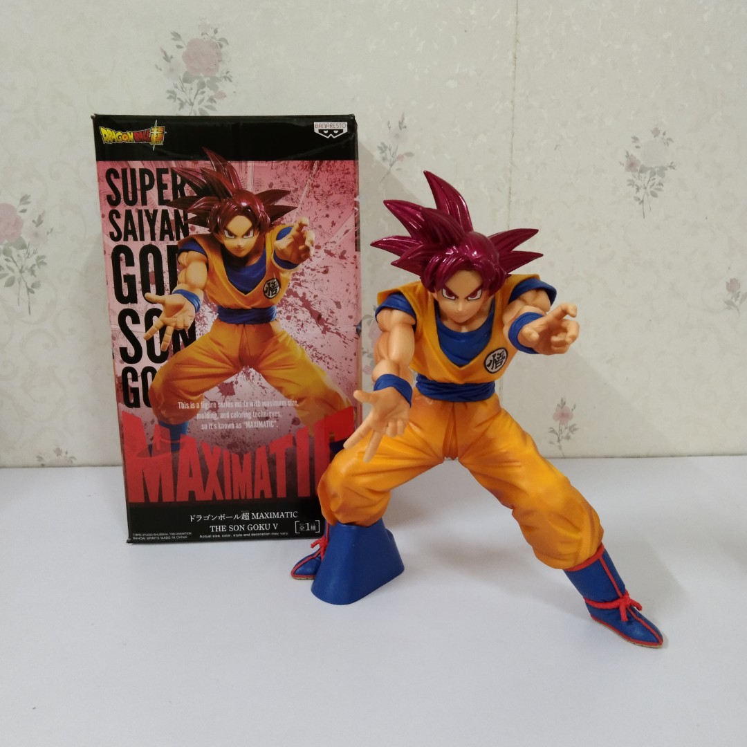 Banpresto Dragon Ball Super Maximatic 5 Super Saiyan God Goku, Hobbies &  Toys, Toys & Games On Carousell