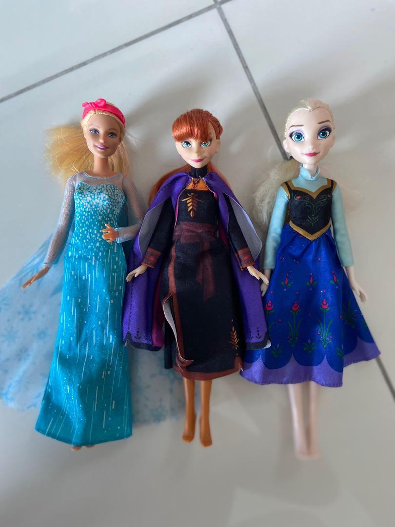 Barbie doll frozen, Hobbies & Toys, Toys & Games on Carousell