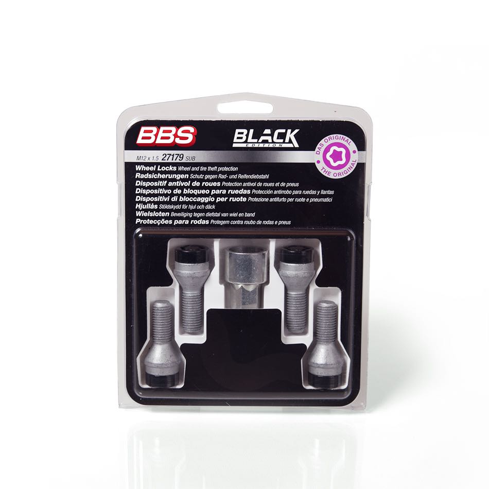 McGard SUB Black Edition Locking Wheel Bolts M12x1.5 25.5mm 27179SUB 
