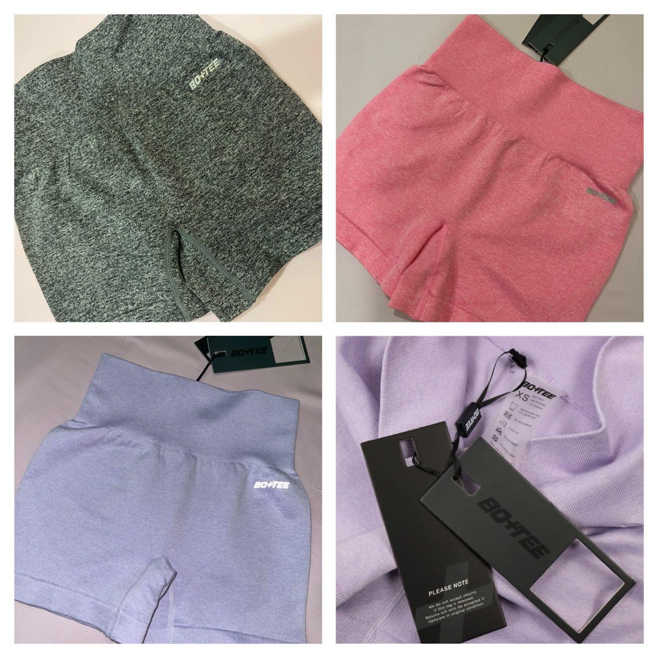 Bo+Tee Seamless Shorts in Pink, Women's Fashion, Activewear on Carousell