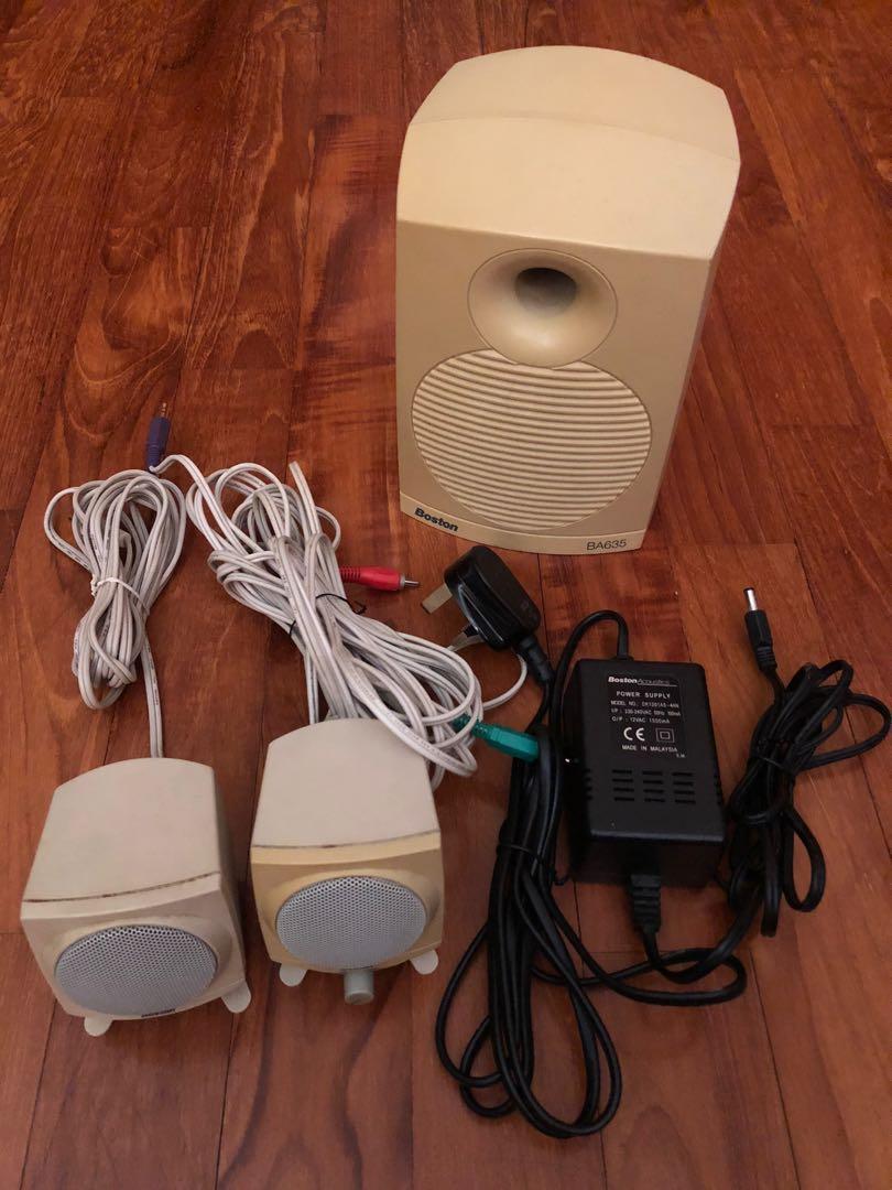 Boston Acoustics BA635 computer speakers, Computers & Tech, Parts