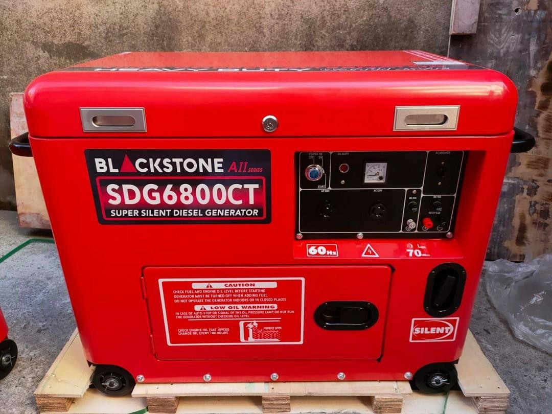 BRAND NEW BLACKSTONE DIESEL GENERATOR SDG6800CT SUPER SILENT