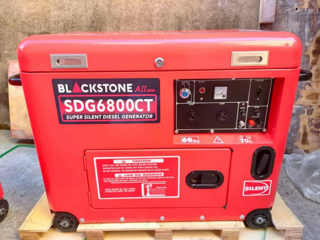 BRAND NEW BLACKSTONE DIESEL GENERATOR SDG6800CT SUPER SILENT