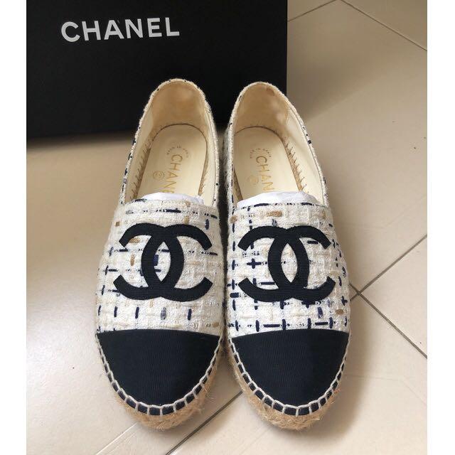 Chanel tweed top espadrilles 219