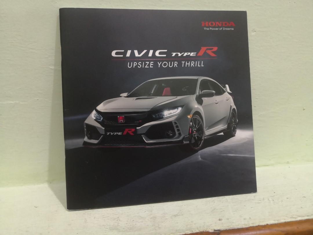 (CHEAP!!!!) HONDA CIVIC TYPE R FK8 CAR BROCHURE CATALOG CATALOGUE, Car