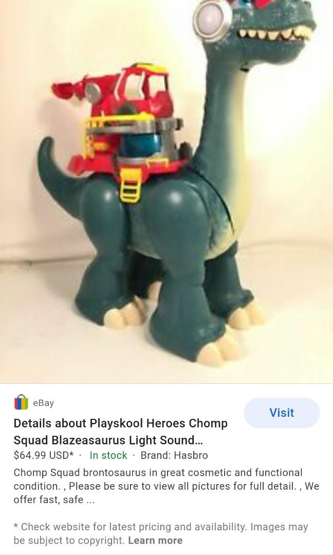 Playskool heroes chomp squad blazeasaurus hotsell and sparks