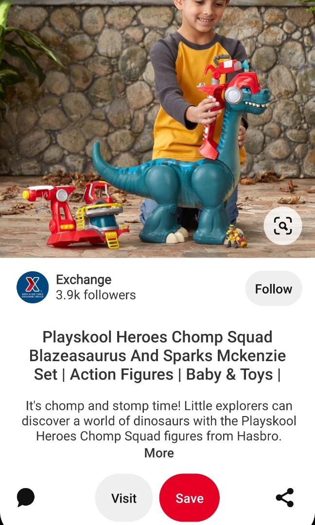 Playskool heroes chomp squad blazeasaurus and sparks mckenzie deals