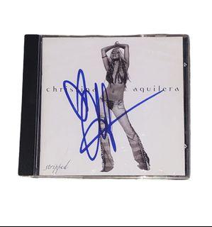 Christina Aguilera Autographed CD