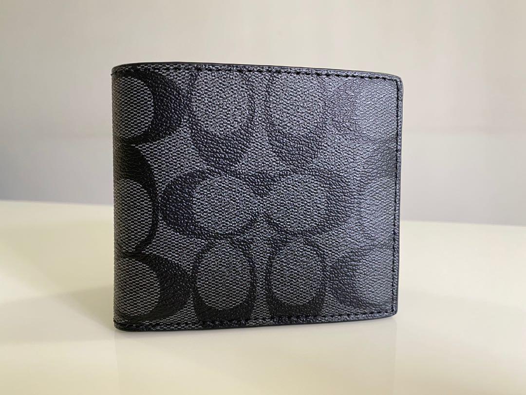 double billfold wallet in signature canvas