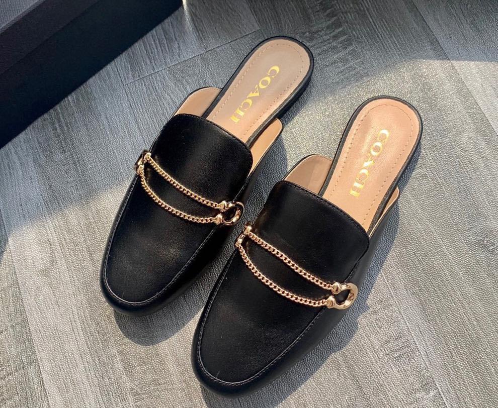 Coach sawyer slide loafer deals