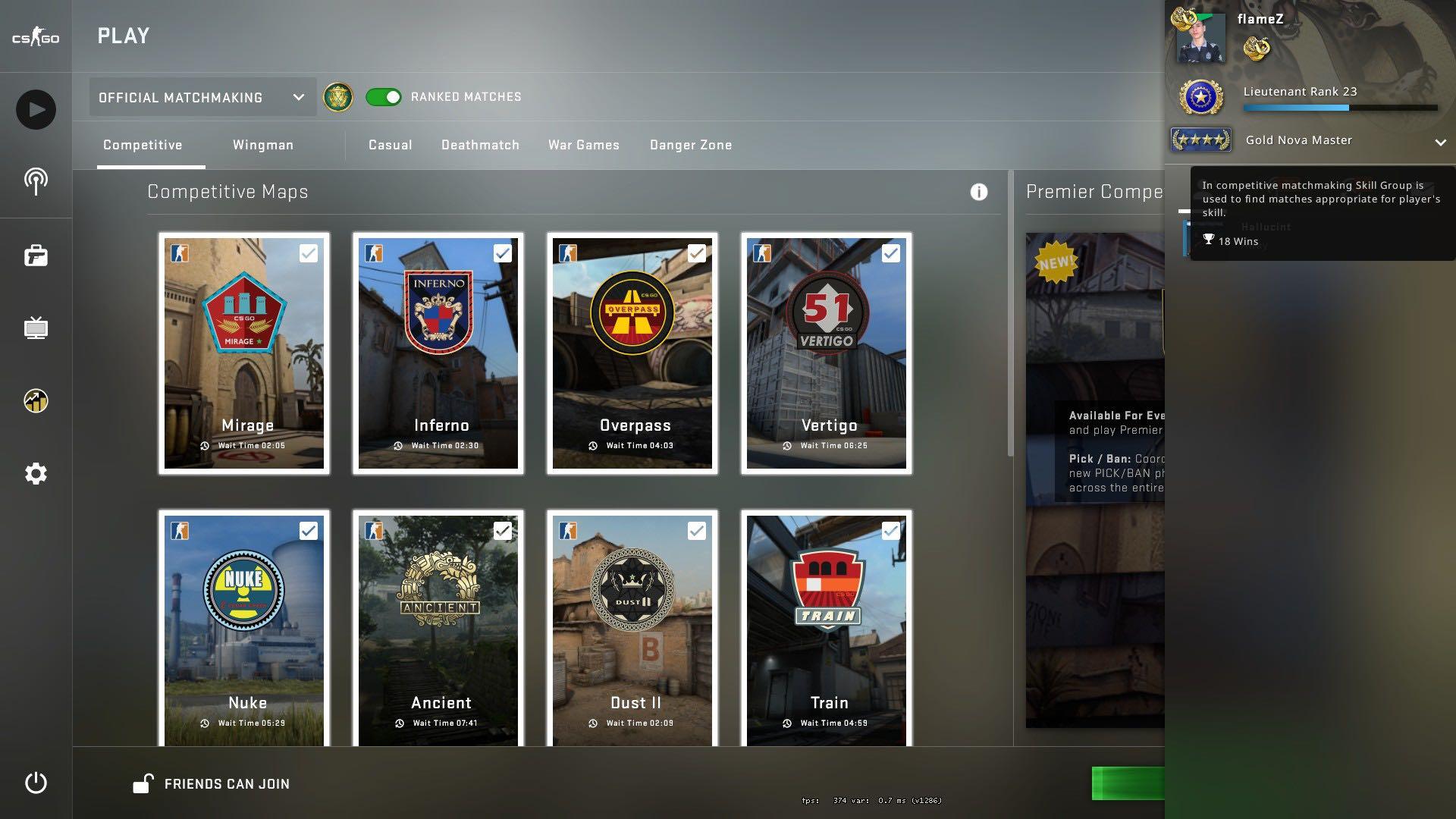 CSGO Prime Account with Diamond Operation Broken Fang Coin, Video ...
