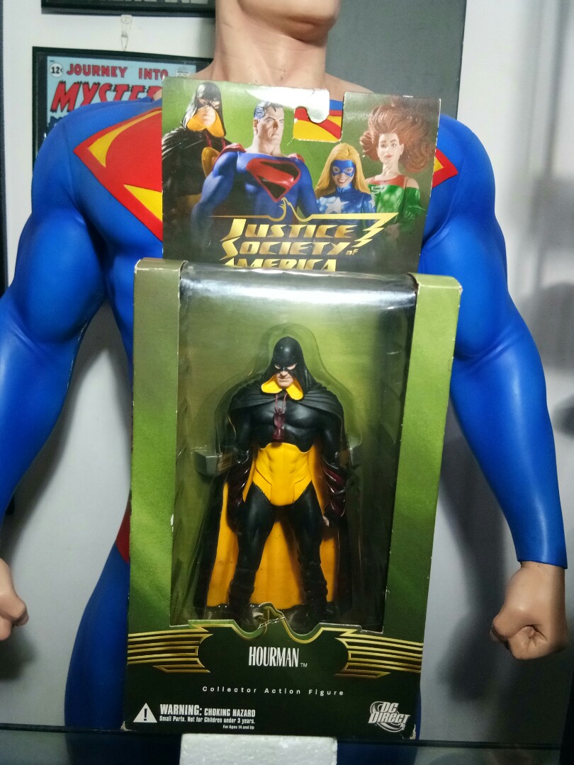 JUSTICE SOCIETY AMERICA HOURMAN COLLECTOR ACTION 8" FIGURE 