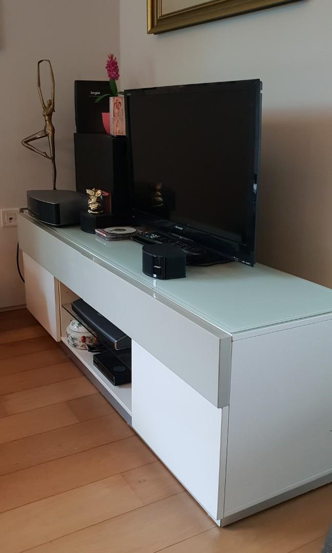 Designer TV Console with Storage, Furniture & Home Living, Furniture